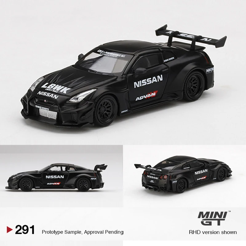 

Мини GT 1:64 модель автомобиля N 35GT-RR LB-силуэт работает GT LBWK коллекция литых под давлением автомобилей-RHD #291