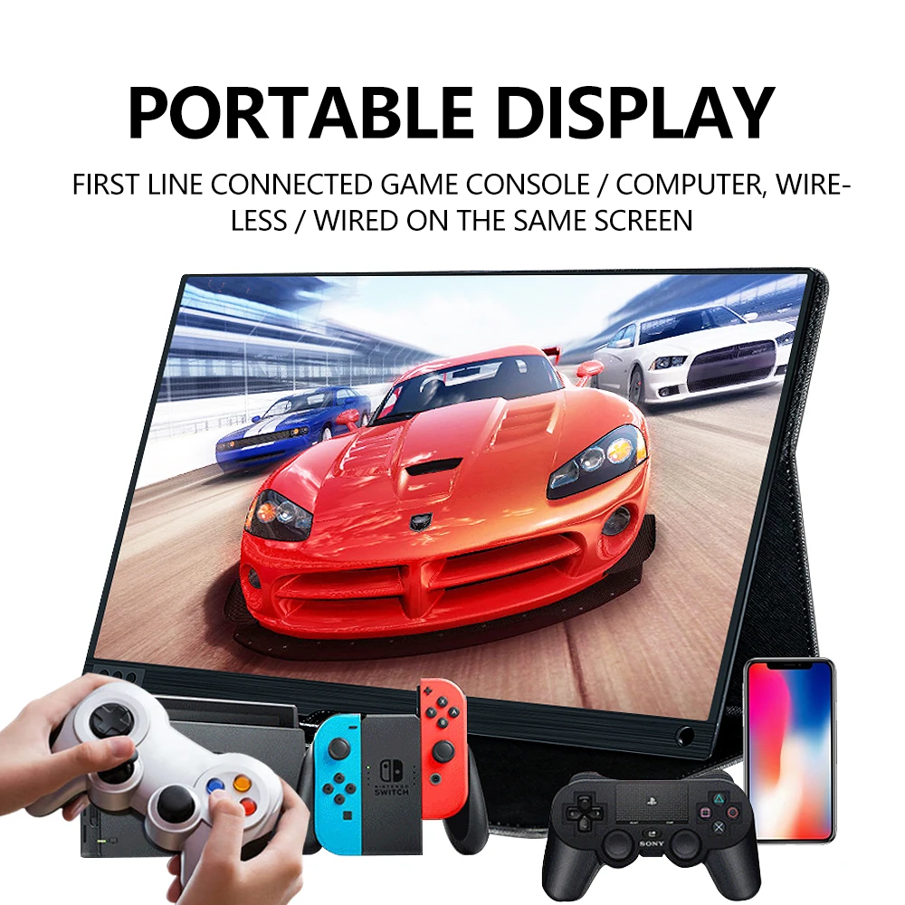 BEEX портативный монитор 3840 × 2160 4K HD IPS 15 6 дюймовый ЖК дисплей для ноутбука телефона