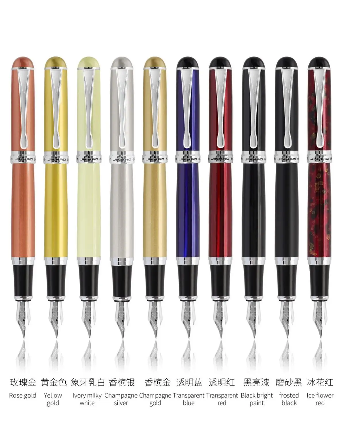 Jinhao 750 чёрная чернильная пера 0 5 мм шариковая ручка с гелевыми чернилами ВЫСОКОЕ