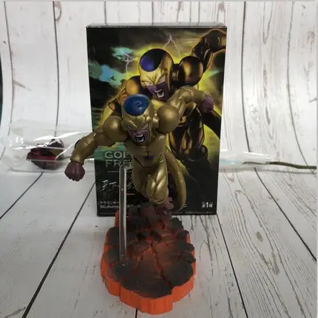 Frieza boxed 2 шт./лот Dragon Ball Z Golden Frieza Фриза морозильник VS Гоку фигурку модель игрушки ПВХ коллективных кукла - Цвет: Frieza boxed