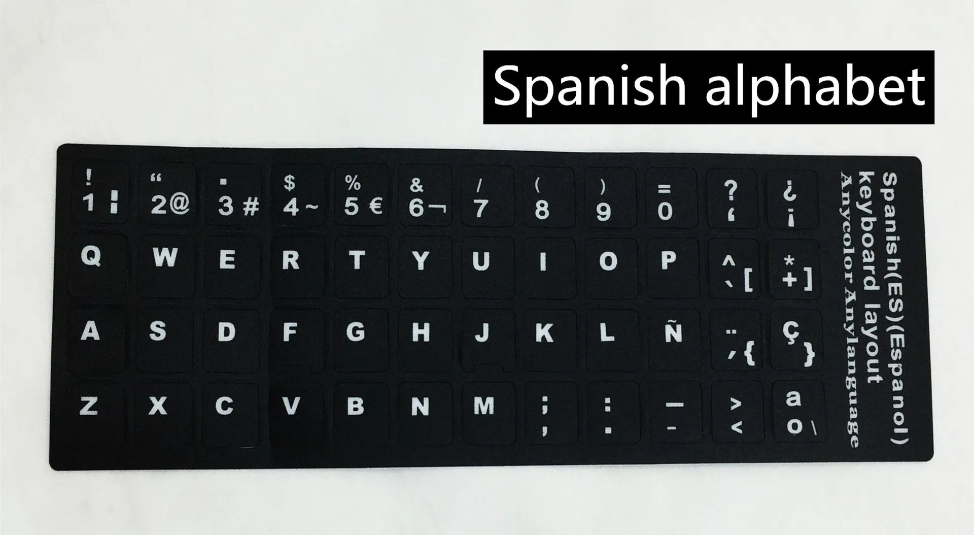 

All Languages Russian Letters Keyboard Stickers English Spanish German for Notebook Computer Desktop Keyboard Cover Sticker