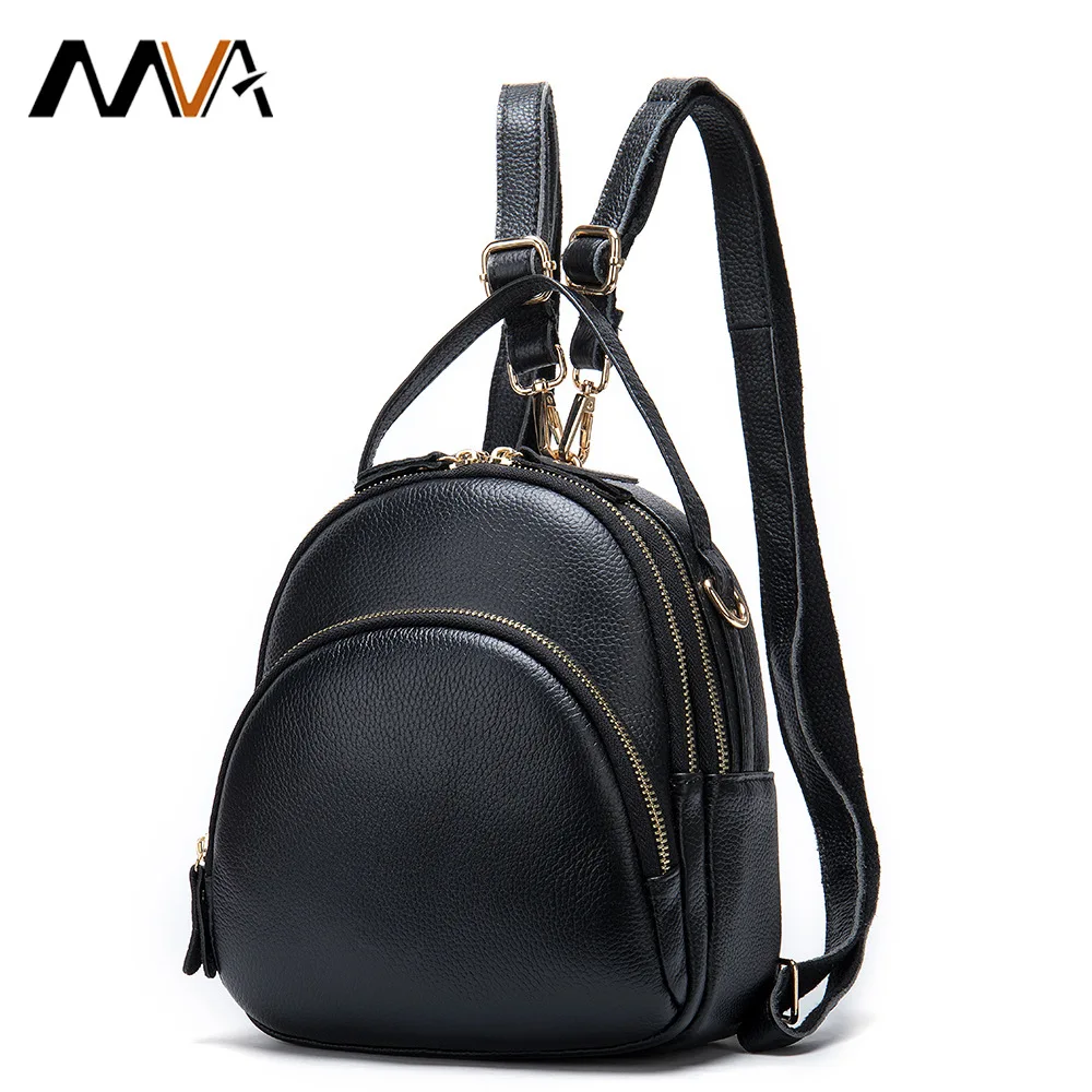 

Рюкзак женский из коровьей кожи, Повседневный, с ремешком через плечо, для девочек-подростков