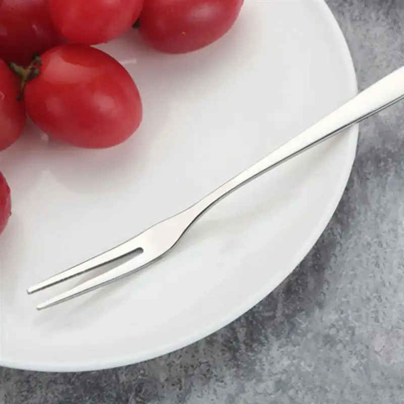 

30 Pcs Stainless Steel Fruit Forks Durable Food Picks Restaurant Dessert Forks Fruit Fork