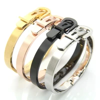 high quality men women jewelry bracelet stainless steel belt bangle bracelet men women gift