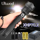 Светодиодный фонарик XHP70.2, самый мощный тактический фонарь XLamp с usb-приближением и аккумулятором 18650 или 26650, ручной фонарь для охоты