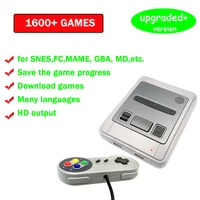 video game console for super nintendo arcade retro hd mini gaming tv console player 1600 games for snes prefix joystick gift