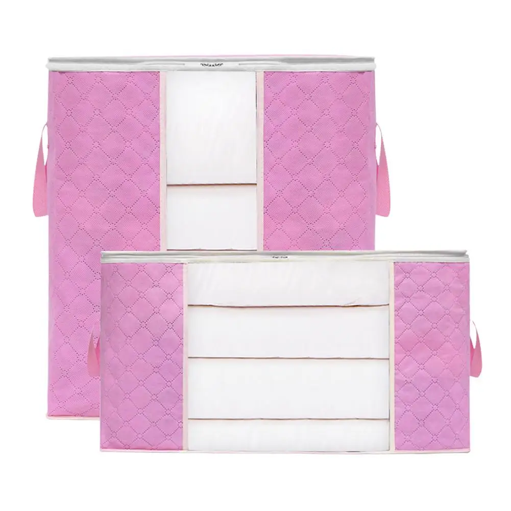 

Вместительная сумка для хранения одежды-органайзер большой емкости чехол с усиленной ручкой и застежкой-молнией складной органайзер с