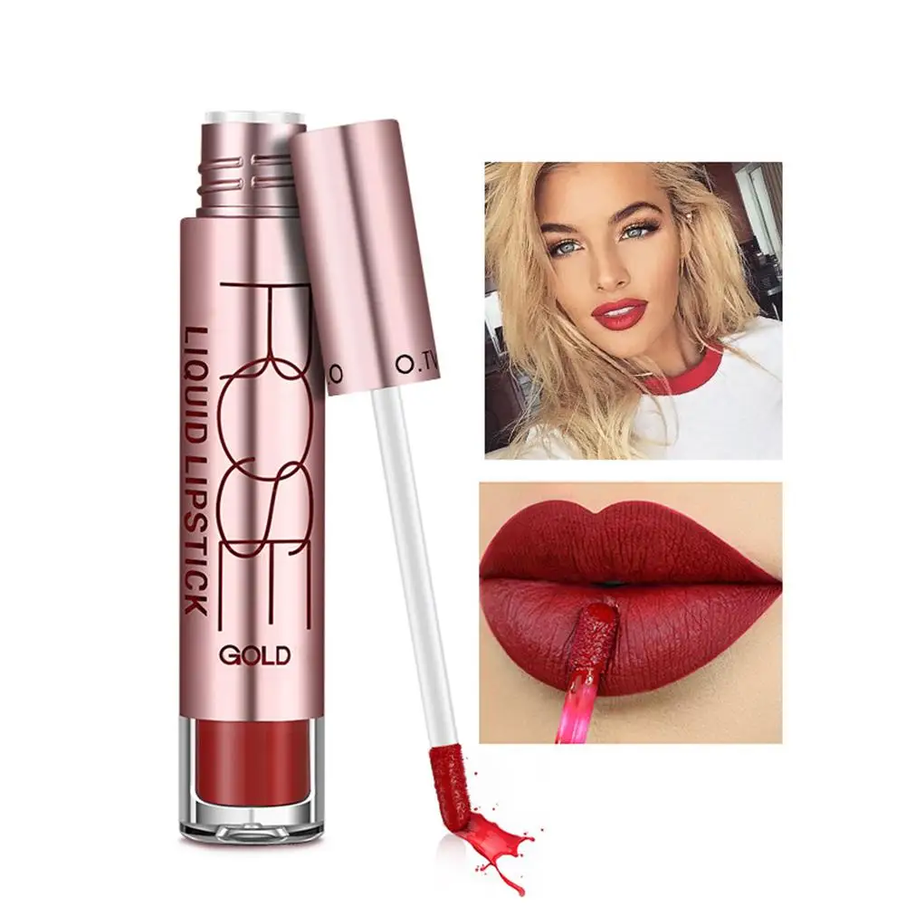 Женская увлажняющая гладкая жидкая помада макияж красота блеск для губ