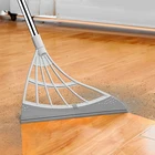 Резиновая щетка с ручным нажимом, Швабра, Волшебная щетка, скребок для мытья пола, Швабра для пола, щетка для подметания, щетка для шерсти домашних животных