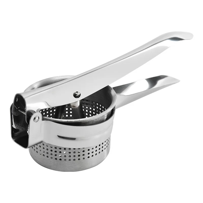 3 in 1 stainless steel potato press with side hole creative kitchen gadget manual juicer free global shipping
