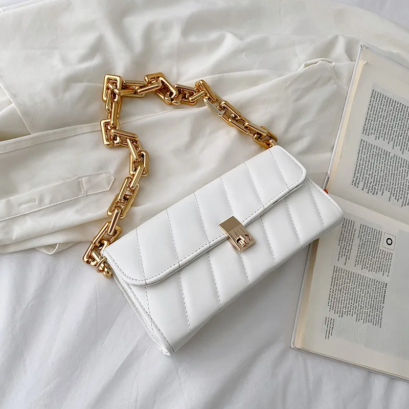 

Patchwork Crossbody Bags for Women small Chains Strap Shoulder Bag Lady Small Flap criss-cross Bag