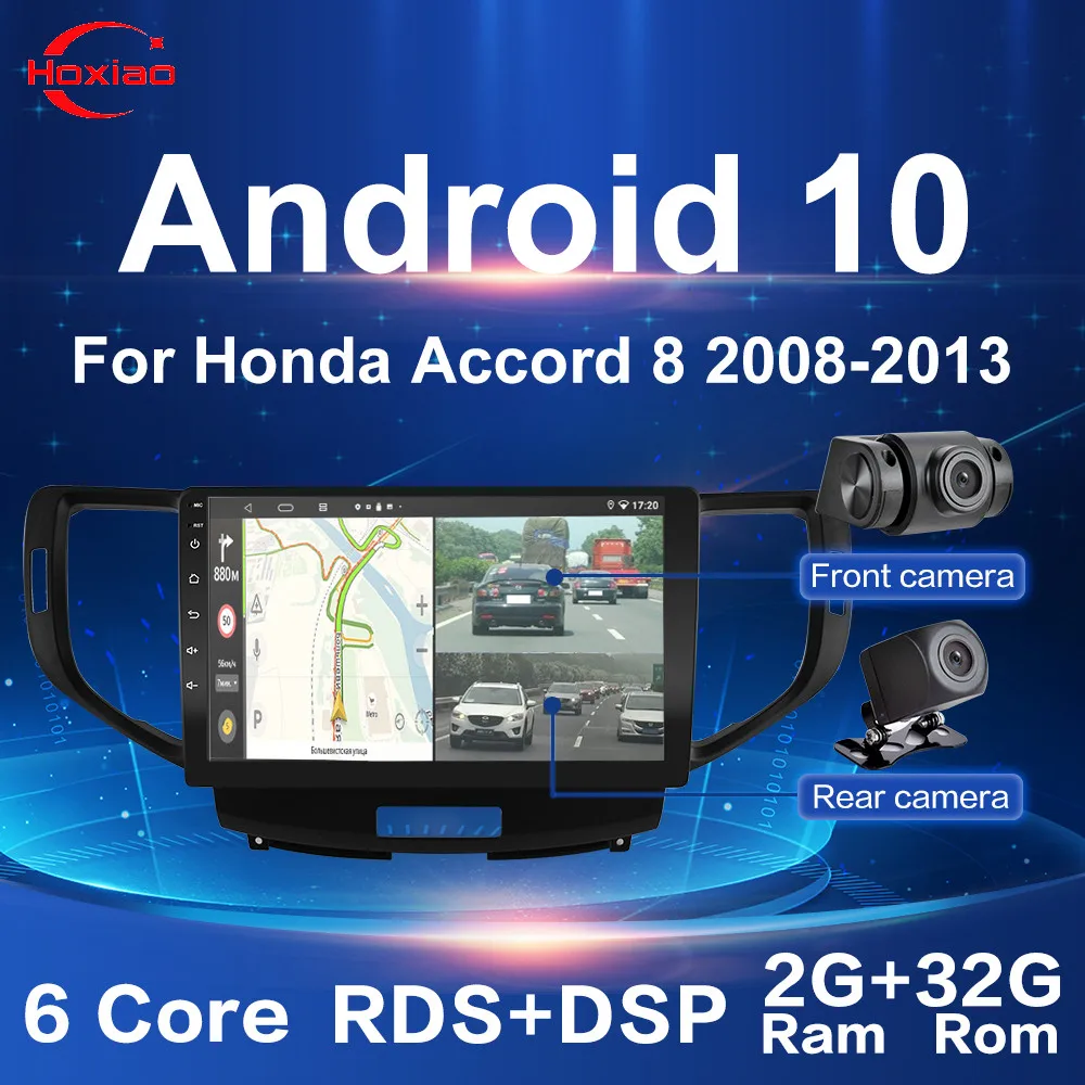 9 дюймов 2G + 32G Android 10 2 Din автомобильное радио четырехъядерный WIFI GPS Bluetooth