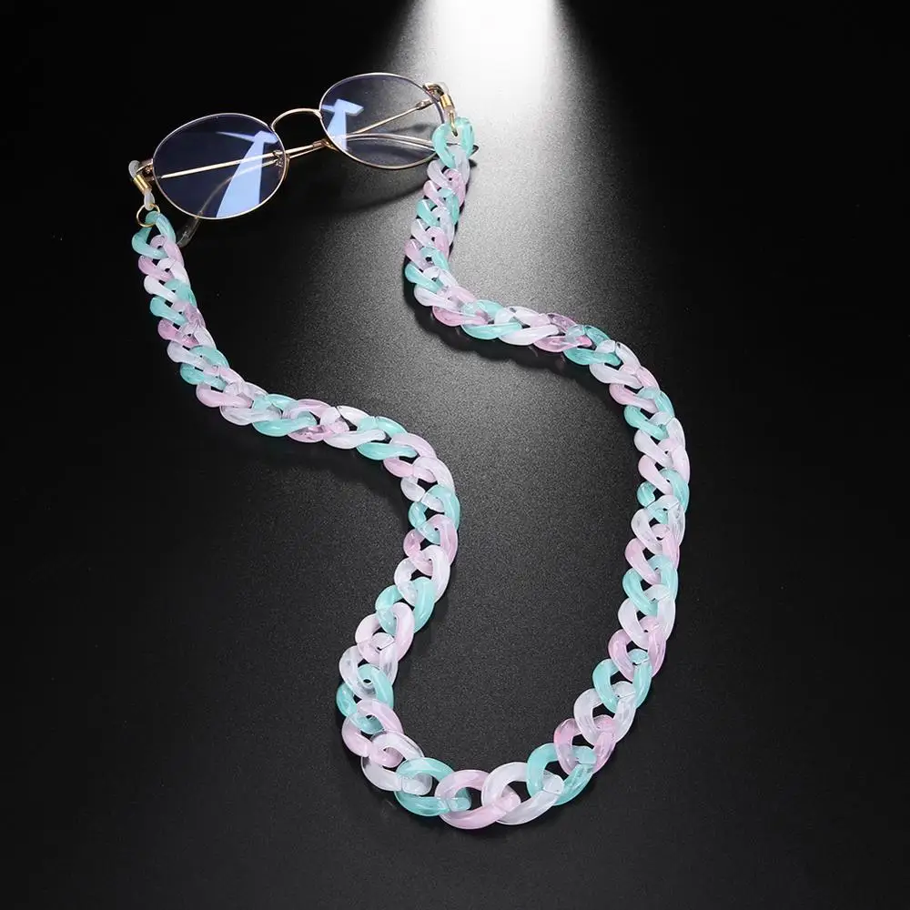 Очки Skyrim женские акриловые Нескользящие модные цепочка для солнцезащитных очков