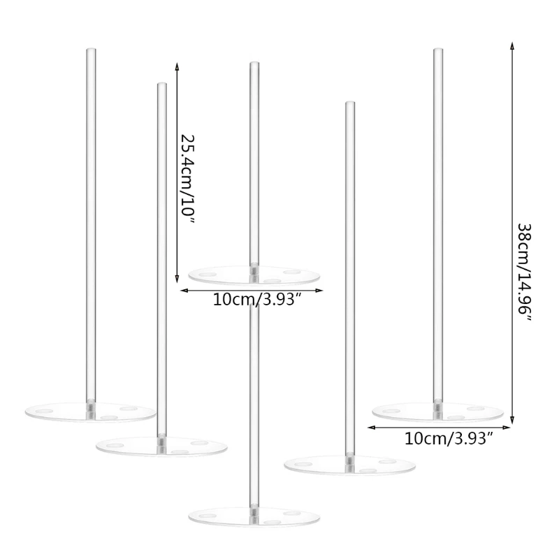 

Acrylic Donuts Stands Bagels Stands 6 Pieces Clear Bagels Holder for Wedding Birthday Party Treat Display Corner Decor