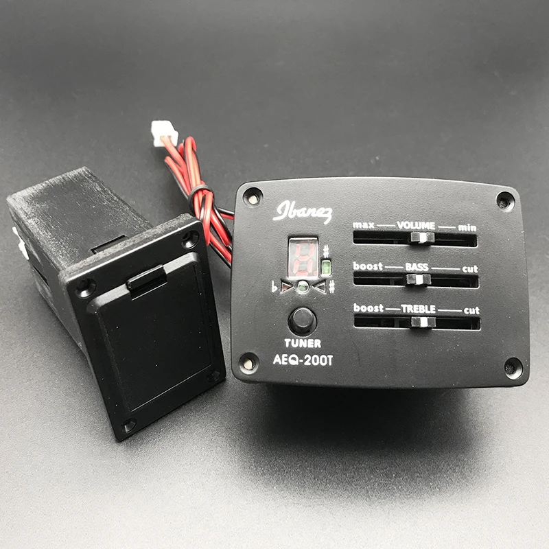 3 полосный эквалайзер предусилитель пьезозвукосниматель усилитель AEQ 200T черного