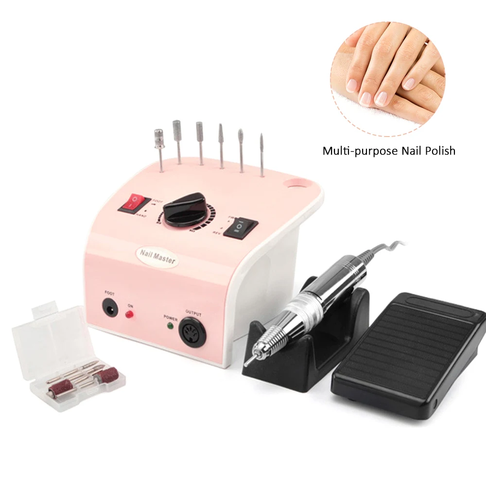 

Электрический Фрезер для ногтей, маникюр с полировкой комплект педикюрные ножницы и сверлами для ногтей маникюрный набор аппарат пилочка д...