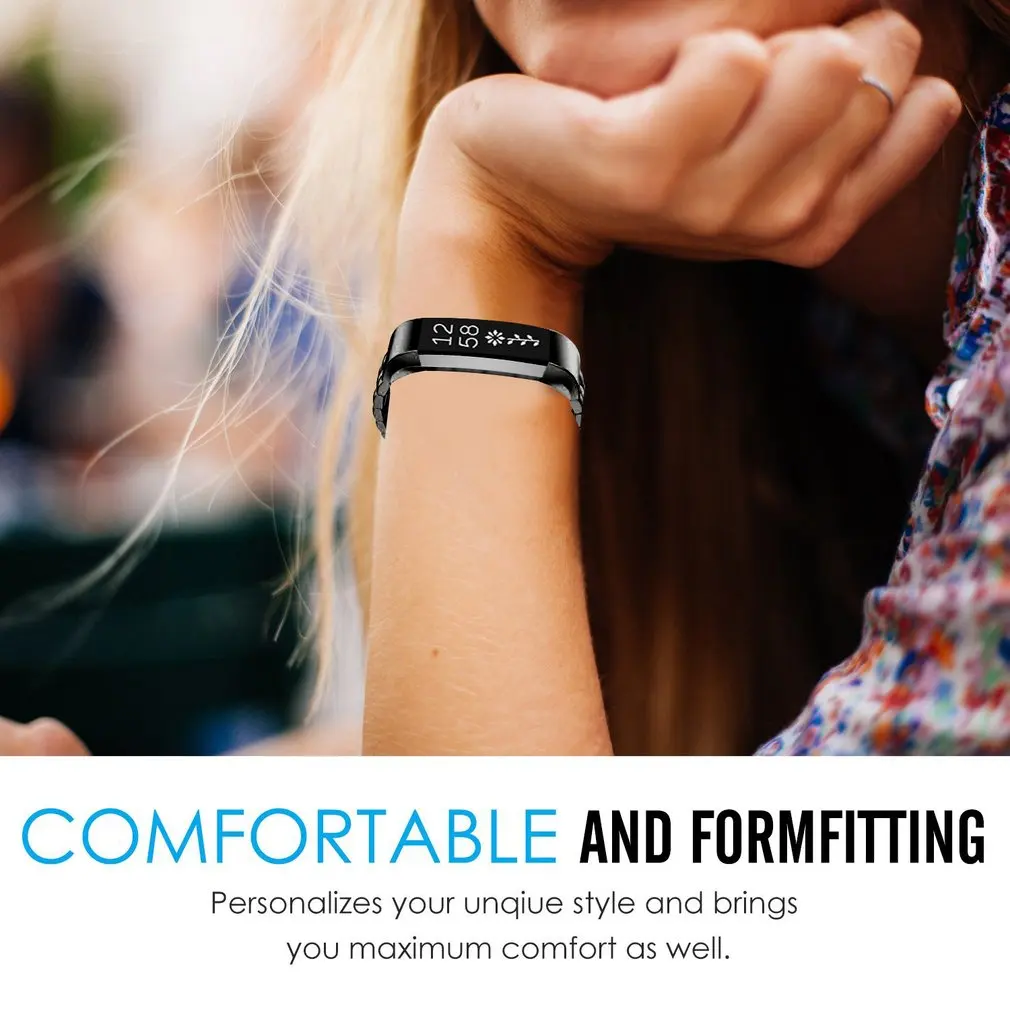 

DurableStainless Steel Watchband Replacement Stainless Watch Strap For Fitbit Fitbit Alta and Alta HR Comfortable Durable