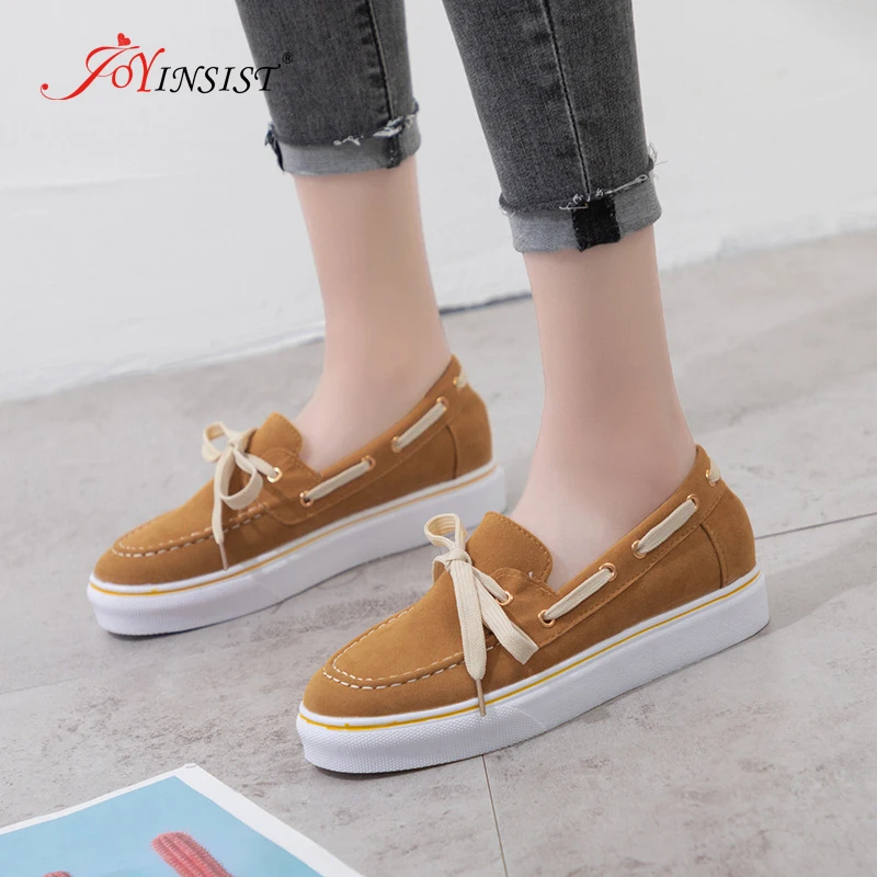 

Женские кроссовки на платформе, повседневные туфли на толстой подошве, с цветочным принтом, без застежки, с бантом, на танкетке, 2020