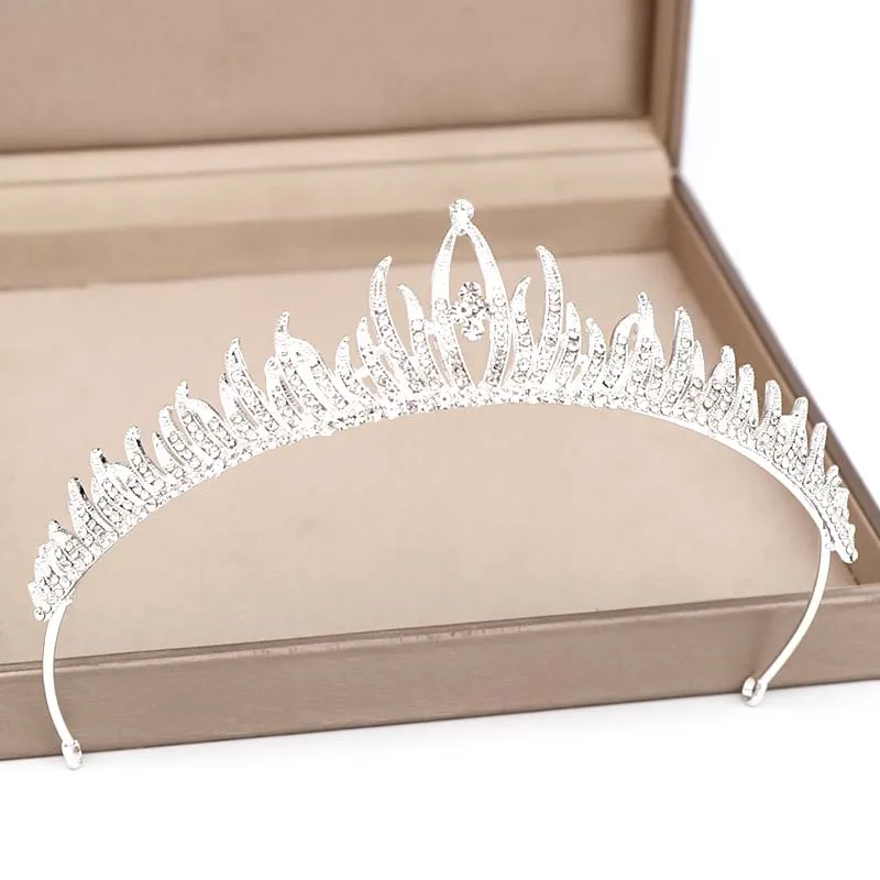 FORSEVEN великолепные ручной работы с украшением в виде кристаллов Стразы тиара