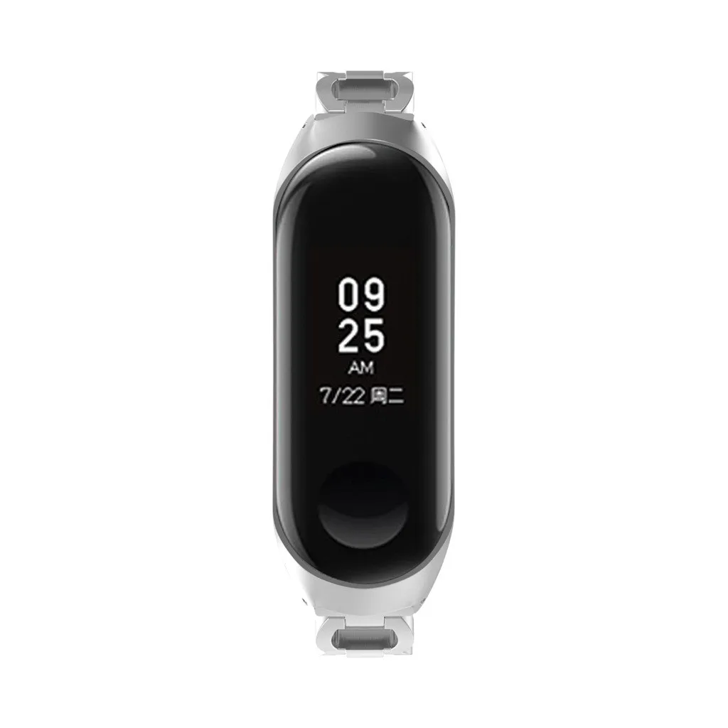 Браслет-цепочка из нержавеющей стали для смарт-часов Xiaomi Mi Band 3 | Электроника