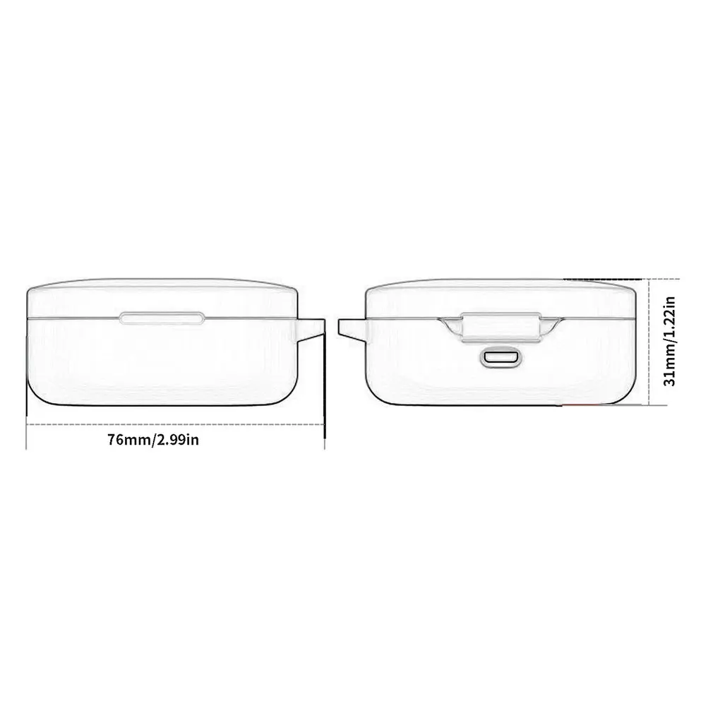 

For Red Mi youth version Earphone Case Wireless Headset Protective Sleeve Cover Earphones Box Earphone Accessories