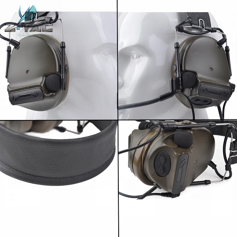 Силиконовые наушники vyou COMTAC III Airsoft Comtac iii тактические с шумоподавлением военные