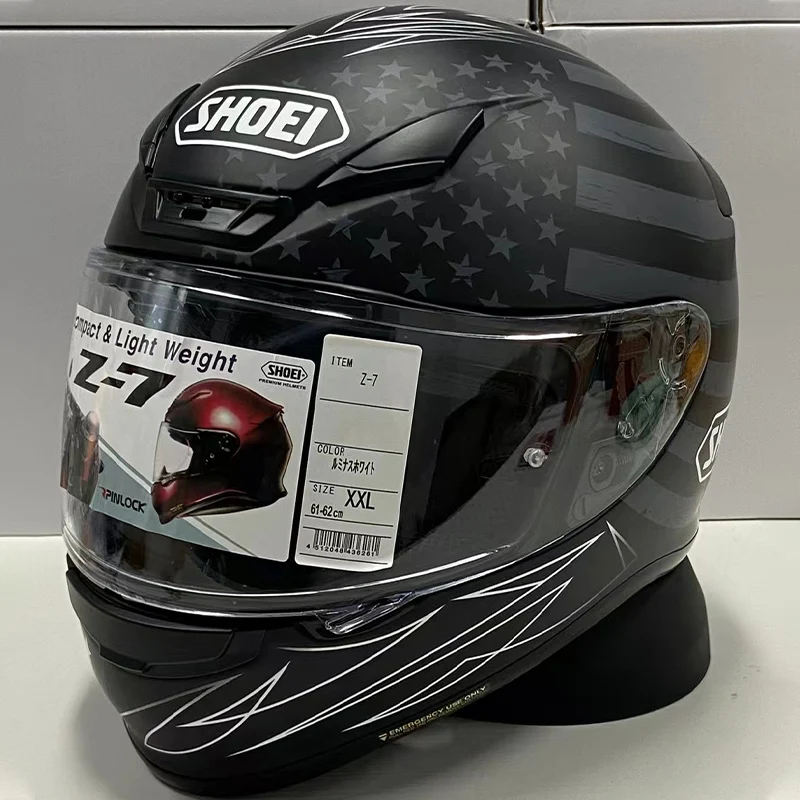 

Мотоциклетный шлем на все лицо Z7 America-Flag, шлем для езды на мотоцикле, гоночный мотоциклетный шлем