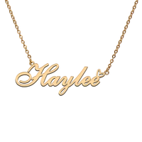 god with love heart personalized character necklace with name haylee for best friend jewelry gift