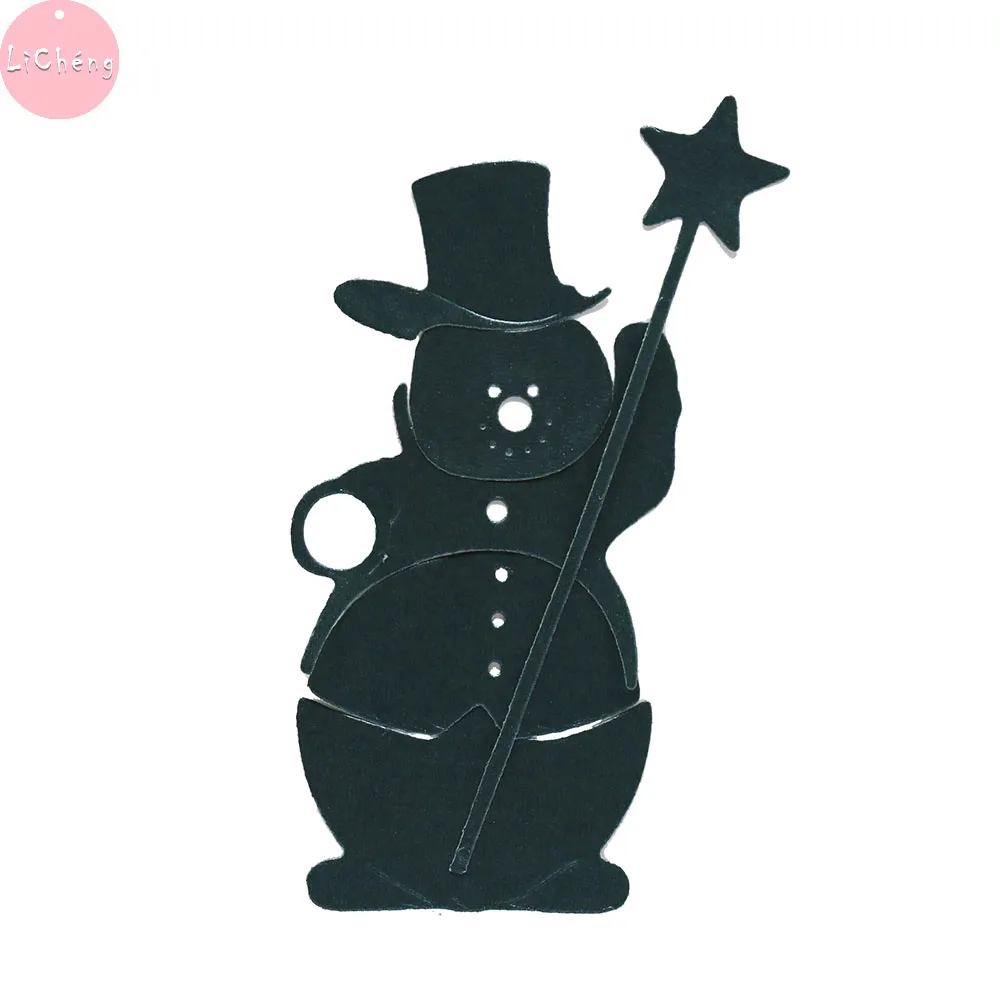 

Snowman Metal Cutting Dies Scrapbooking Card Making Embossing Folder Molds Craft Stencils Clear Stamp and Slimline Dies 2020