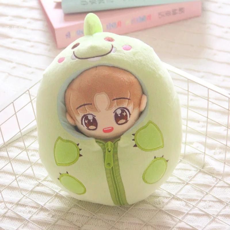 

20cm Star Idol Doll Lovely Green Dinosaur Sleeping Bag 20cm Star Idol Doll's Replaceable Clothes Accessories(without Doll)