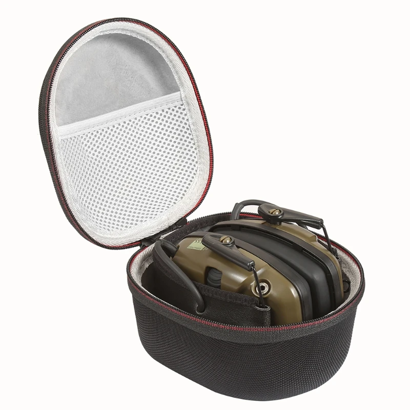 

Portable Outdoor Travel Case For-Howard Leight Sport Earmuff Headphones Protector H3CA