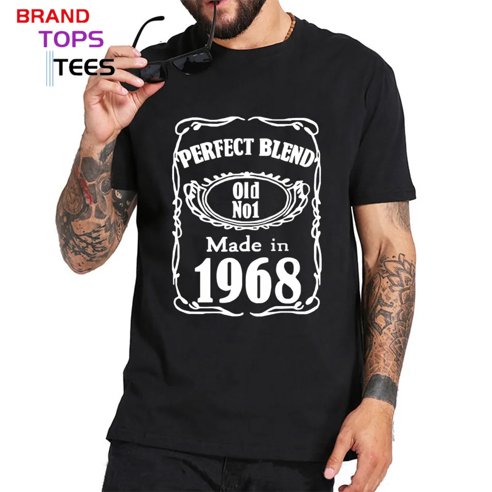 

Футболка Perfect Blend Old No.1 для мужчин 1968, футболка для пожилых до совершенства, Ретро футболка на День отца, отца, подарок на день рождения, День б...