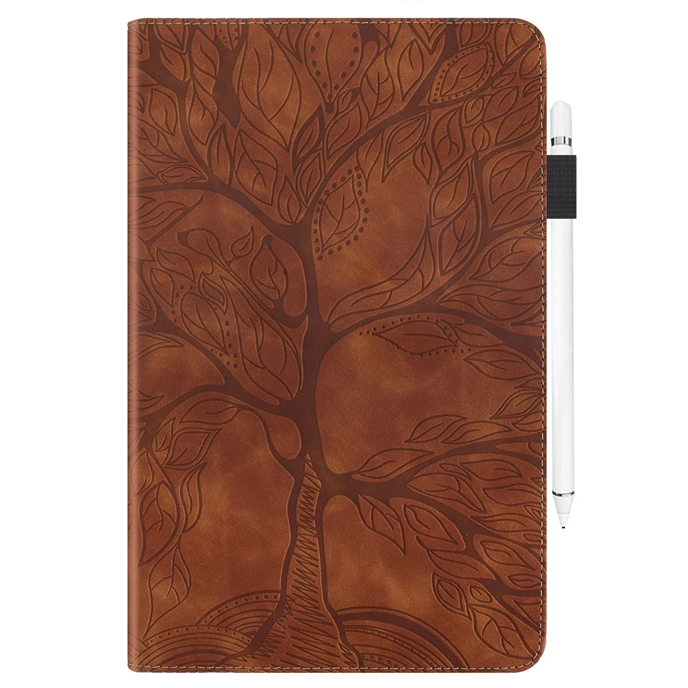 

Luxury PU Feather Tablet Case for Samsung Galaxy Tab A T510 T515 2019 10.1 Inch Stand Folding Folio Case SM-T510 SM-T515 Cover