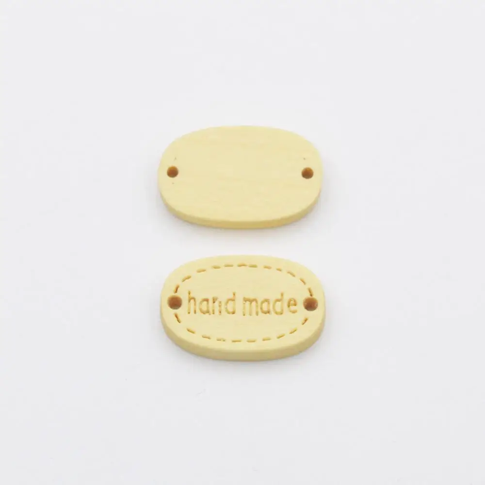 50 шт. деревянная этикетка ручной работы бирки для шитья одежды тиснение сделай