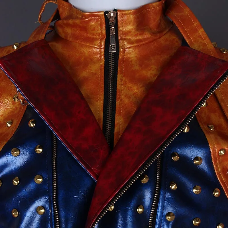 Изображением героев фильма наследники 2 Косплей Jay косплей костюм кожаная куртка