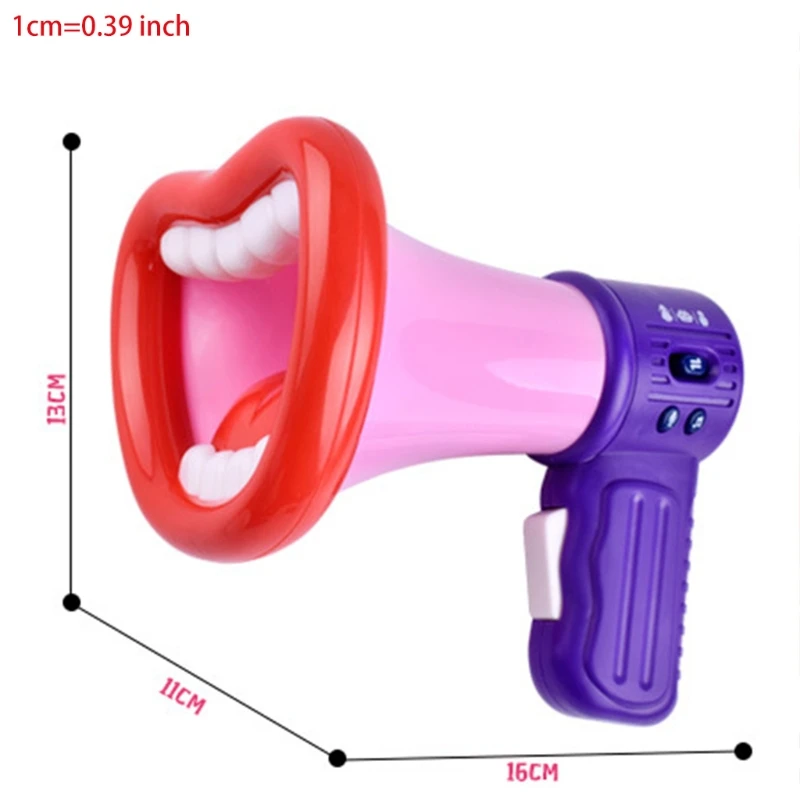 

Creative Horn Voice Changer Toy Loudspeaker Spoof Toy Recording Function Voice Changer with Funny Effects Joke Toy Gift