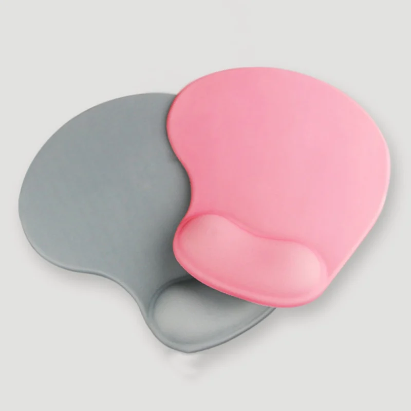 Мягкий силиконовый игровой коврик для мыши с поддержкой запястья животными