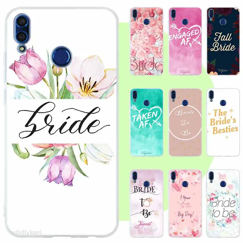 

Quotes Bride To Be Soft Silicone Case For Honor 50 30 20 10 9 Lite Pro 30s 10i 8a X8 9a Cover