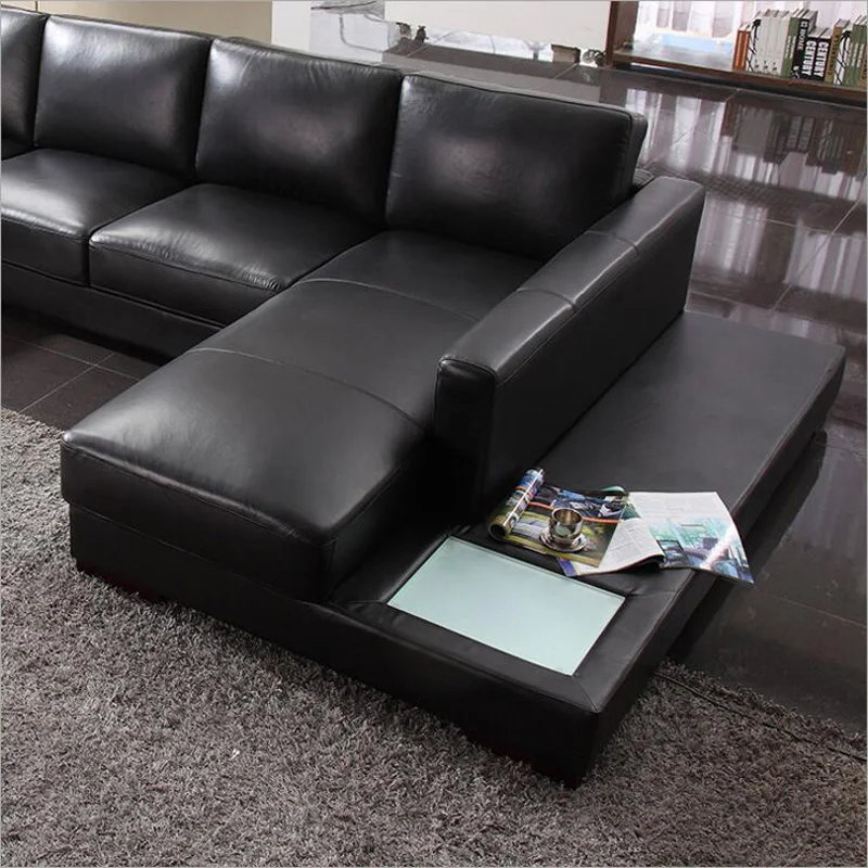 Современные диваны для гостиной a1292 из натуральной кожи | Мебель