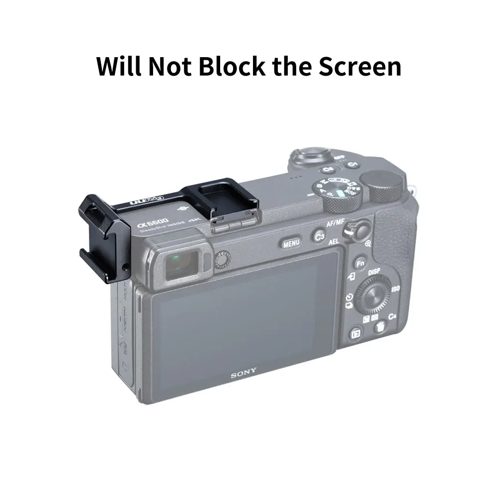 Двойной кронштейн холодного башмака UURig R032 удлиняющий микрофон светодиодная