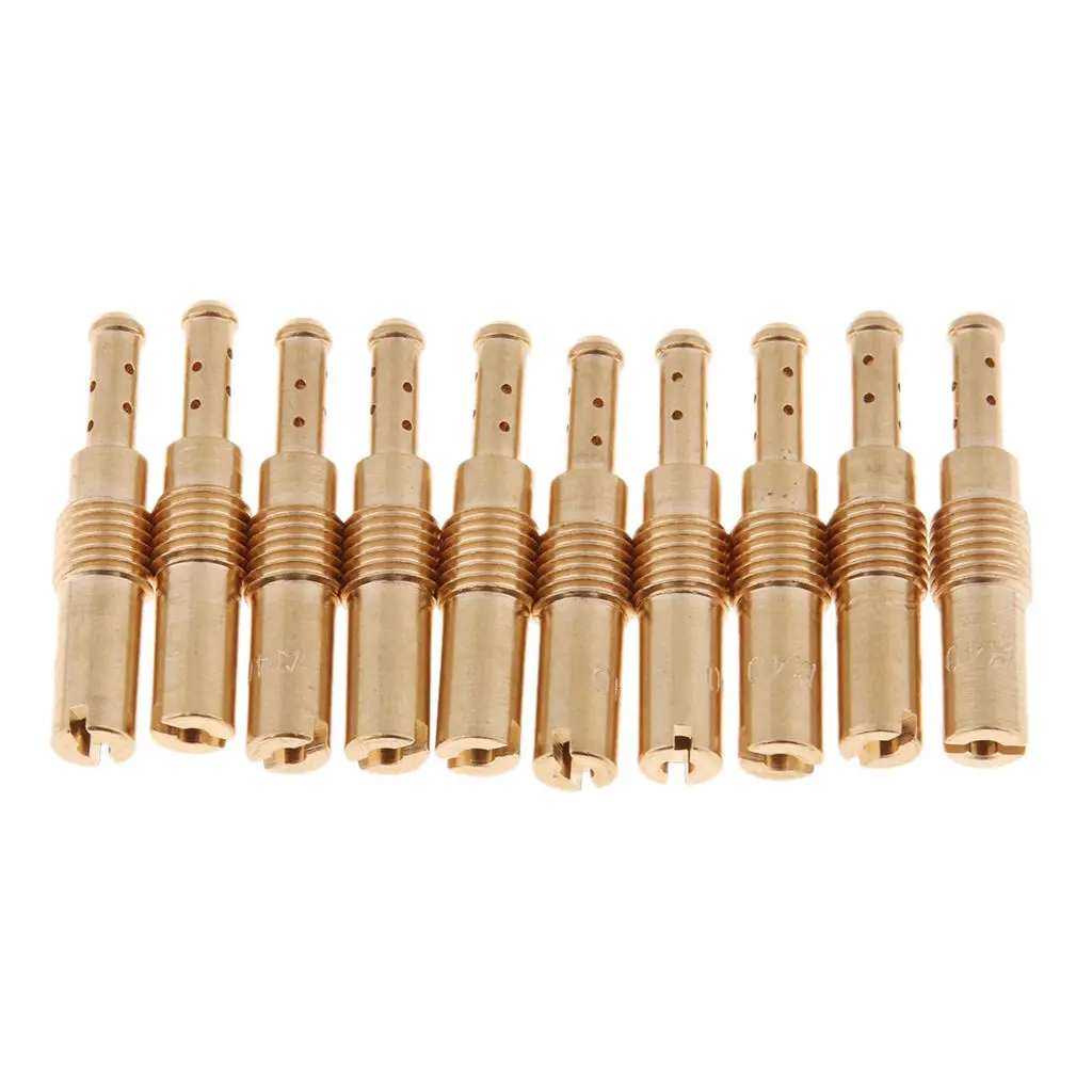 

10pcs 40 Slow/Pilot Jet Vice Injector Nozzle For OKO KOSO PWK CVK Type PE