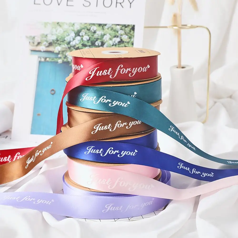 Уникальная 25 мм 45 м только для вас печатная полиэфирная лента свадьбы