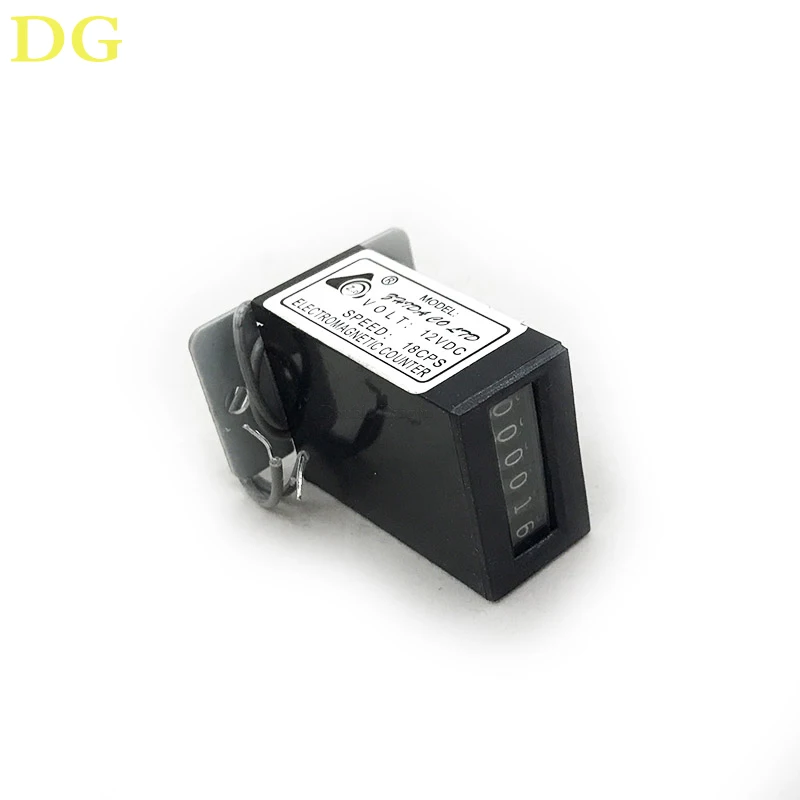 2 шт./лот 6 цифр аркадная монета счетчик 12VDC18PCS механический для крана машина