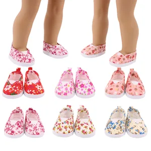 Кукольная обувь, парусиновая обувь, для 18-дюймовых американских кукол и кукол Reborn 43 см, лучшие игрушки для поколения девочек