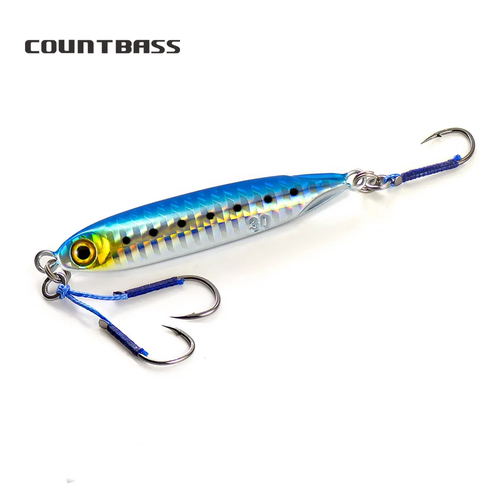 Countbass 3PCS 10g 15g 20g 30g 40g Micro Cast Slim Slow Jig Shore Jigging Metal Lures for Seawater Fishing Live Fish Baits
Countbass 3PCS 10g 15g 20g 30g 40g Micro Cast Slim Slow Jig Shore Jigging Metal Lures for Seawater Fishing Live Fish Baits
