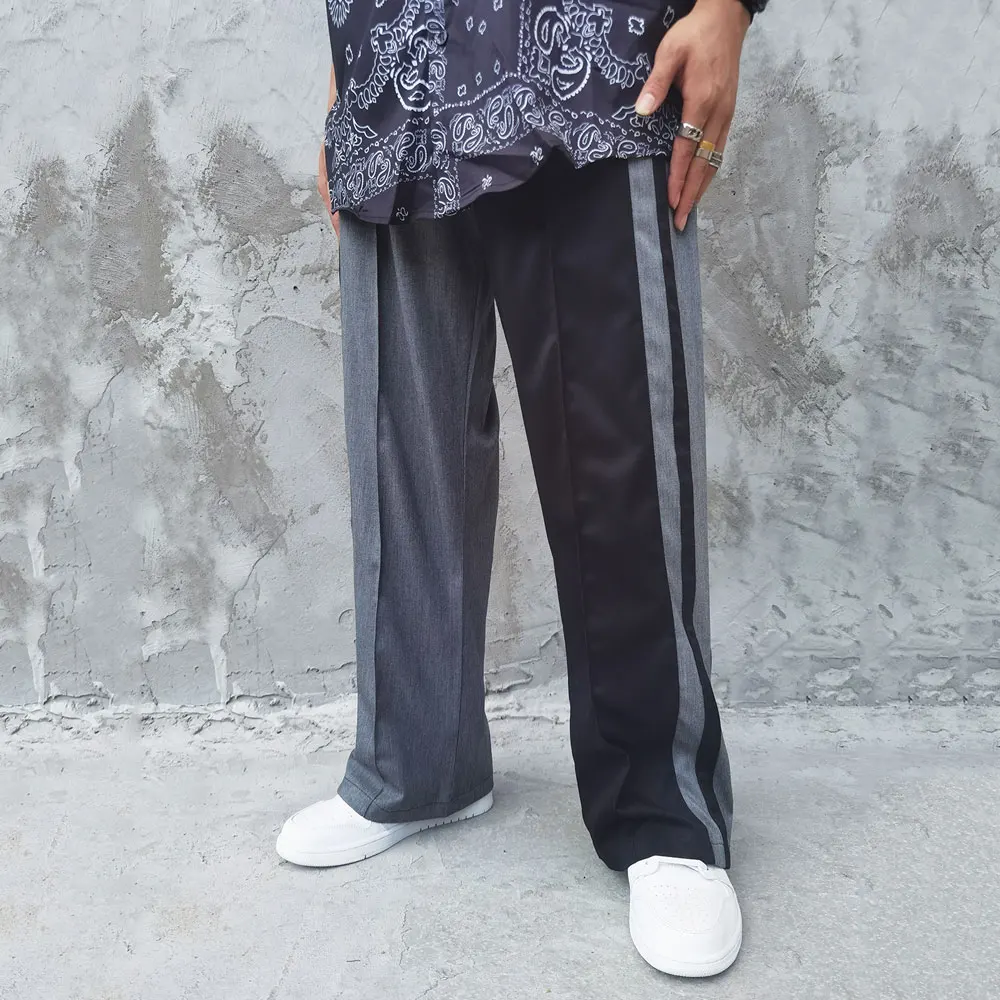 Брюки спортивные мужские в стиле хип-хоп джоггеры уличная одежда пэчворк штаны