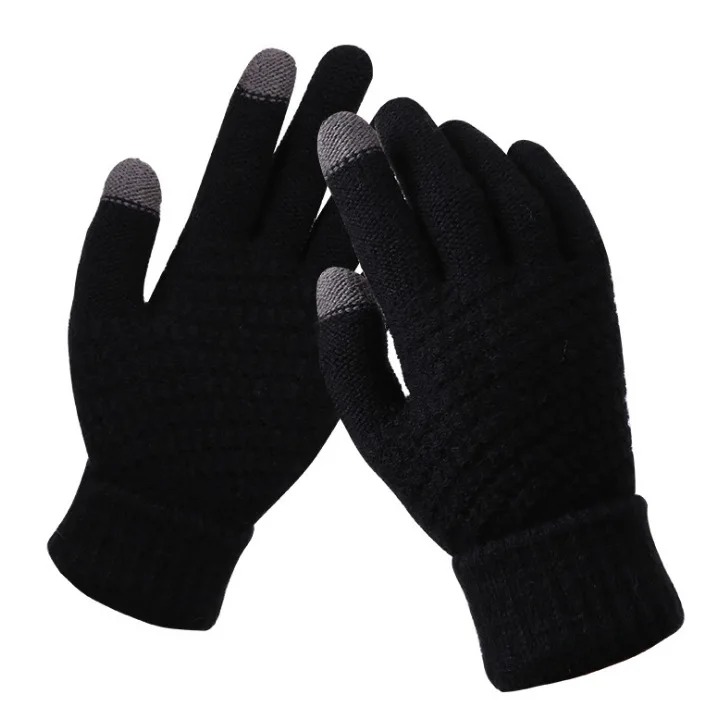 

Knitted Warm Gloves Adult Outdoor Men Women Flexible Grasp High Quality Thicken Winter Glove