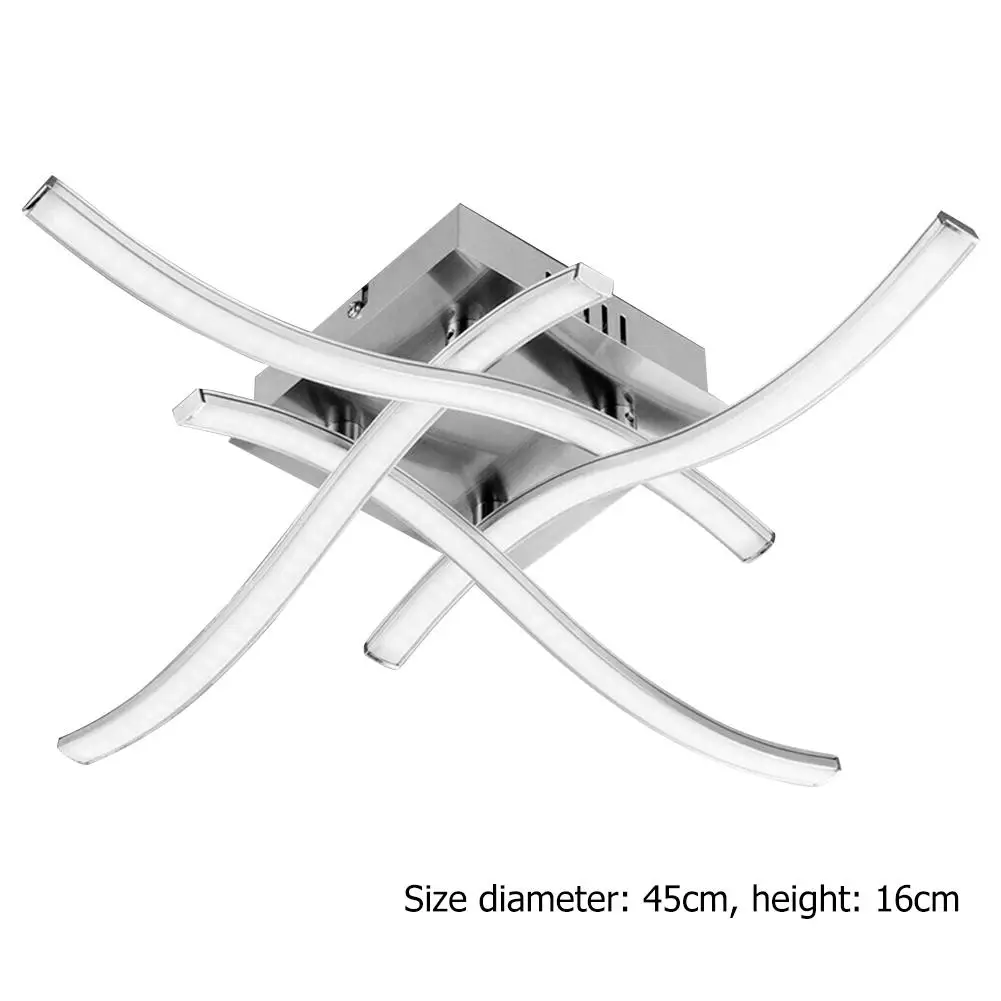 

LED Ceiling Lamp Good Visual Creating Atmospheric Effect AC 85-265V Forked Shaped Modern Lamp Kitchen Bedroom Lighting