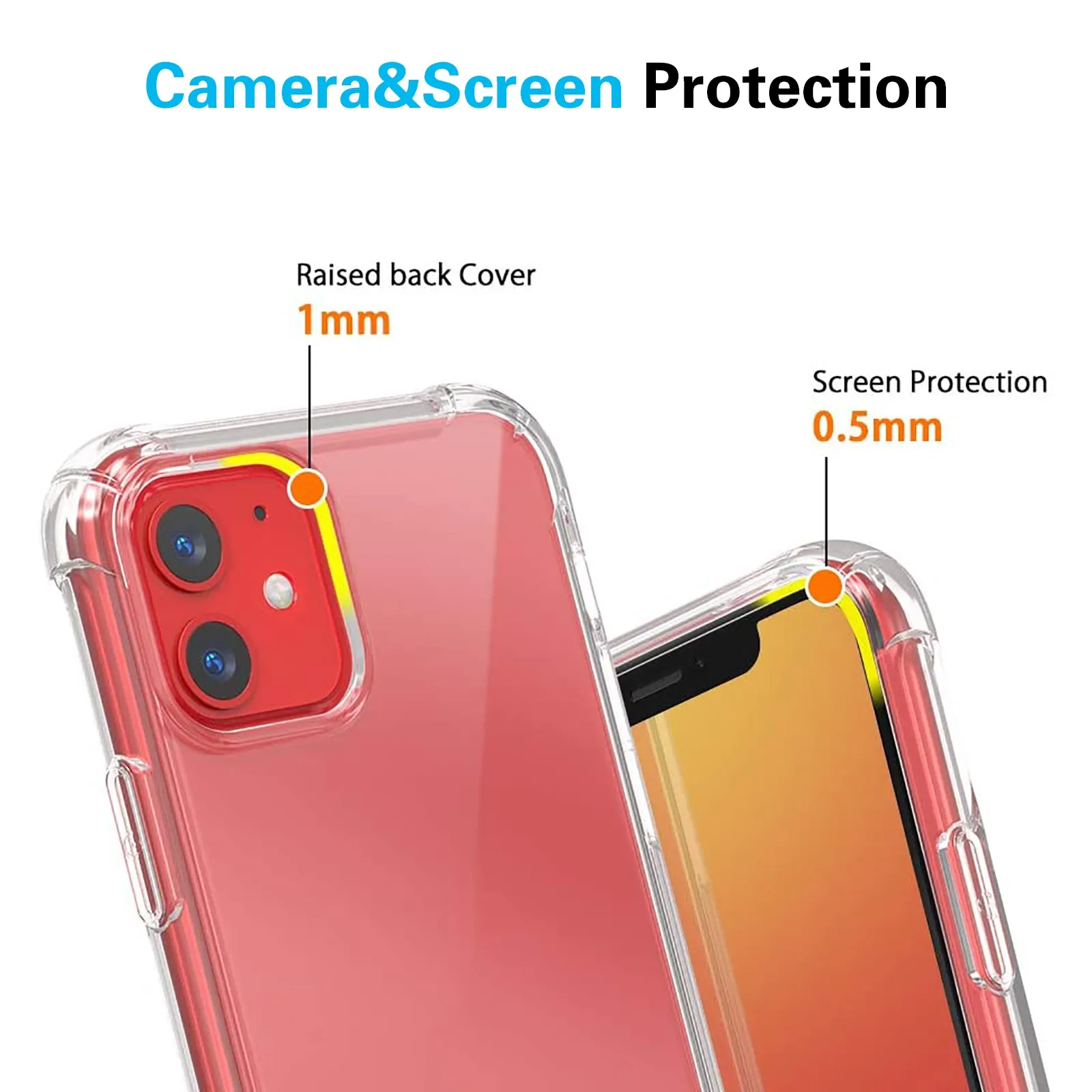 Прозрачный чехол для iPhone 12 mini Pro Max Ультратонкий противоударный дешевый Мягкий из