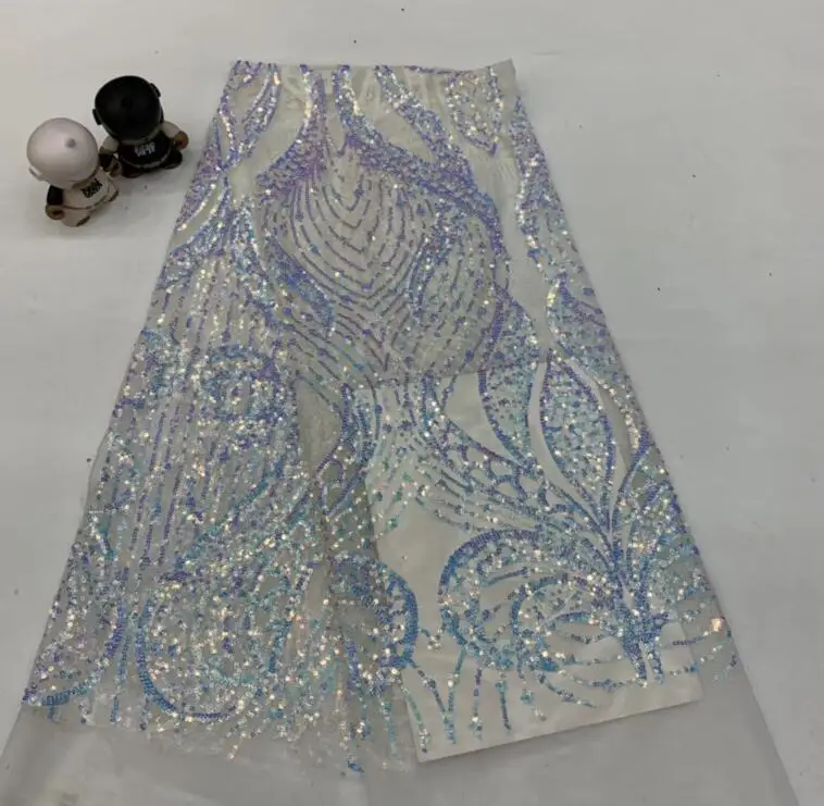 Модная Тюлевая вышивка французская сетчатая кружевная ткань фототкань с